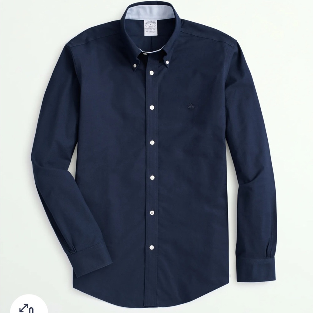 Brooks Brothers Dark Blue Dress Shirt